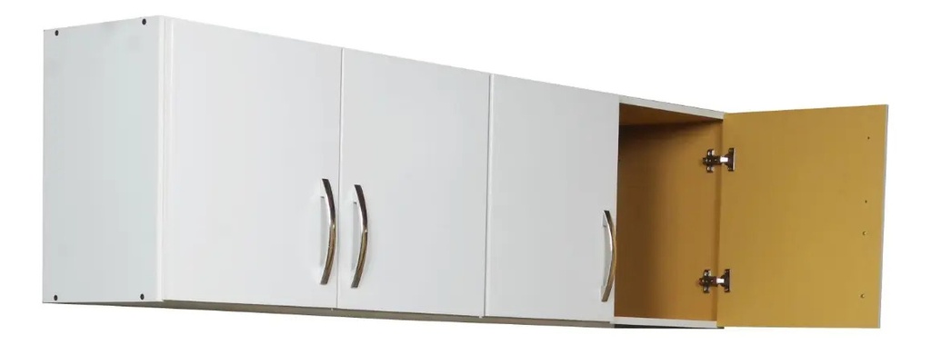 Alacena De Cocina Richezze Arco 160cm Color Blanco 160x46cm Blanco