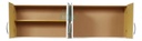 Alacena De Cocina Richezze Arco 160cm Color Blanco 160x46cm Blanco