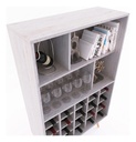 Estanteria Delos Esc Con Bodega 2 Estantes Dl886 Gris Gris