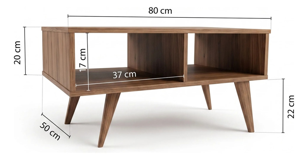 Mesa Ratona Escandinava Nordico Maciza Dl889 Gris Cubanita Gris Cubanita