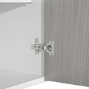 Bajomesada Cajonera 1,20m 2 Puertas 3 Cajones Máximo Reforza Gris