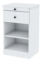 Mesa De Luz Desayunador Mld Centro Estant Blanco Mate Blanco