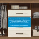 Cómoda Santos Andir Havana Master Mdp 12mm Beige Jatoba Placard Y Baúl/jatoba/arena