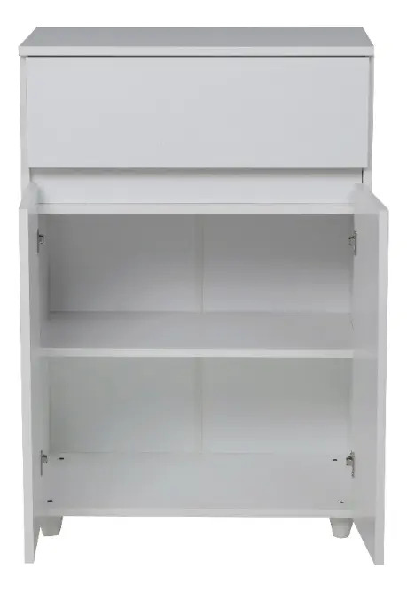 Módulo Bianca Blanco Ricchezze2 Puertas 1 Cajón 88cm Blanco