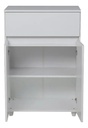 Módulo Bianca Blanco Ricchezze2 Puertas 1 Cajón 88cm Blanco