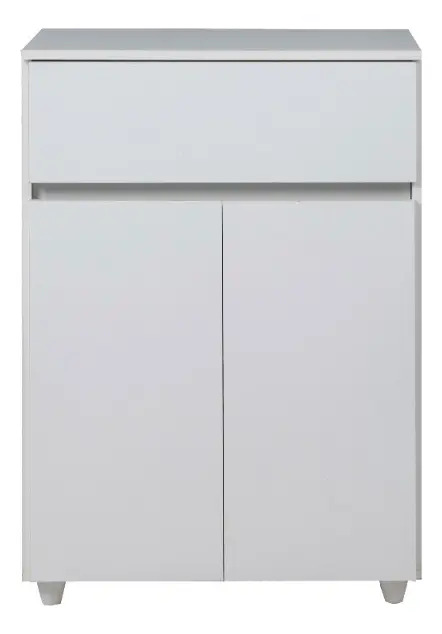 Módulo Bianca Blanco Ricchezze2 Puertas 1 Cajón 88cm Blanco