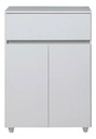 Módulo Bianca Blanco Ricchezze2 Puertas 1 Cajón 88cm Blanco