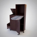 Organizador De Planchado Con Canasto Orlandi Wengue 681 Wengue