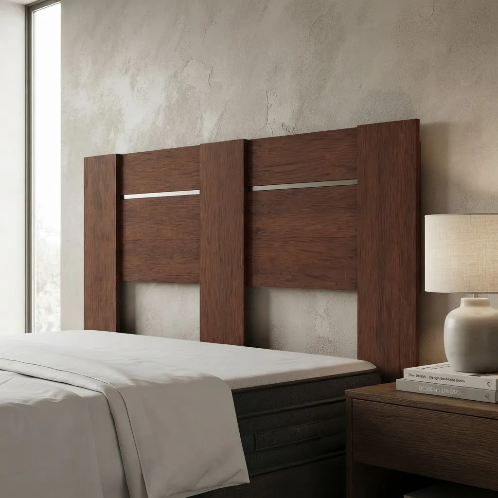 Respaldo Sommier Premium King Size Mogno Orlandi 214cm Mogno
