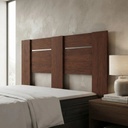 Respaldo Sommier Premium King Size Mogno Orlandi 214cm Mogno