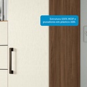 Cómoda De 1 Puerta 6 Cajones Con Patas Marabá Santos Andeira Placard Y Baúl/jatoba/arena