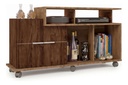 Rack Para Tv 40  Delos Sena Buriti/habana 120cm Buriti/habana