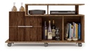 Rack Para Tv 40  Delos Sena Buriti/habana 120cm Buriti/habana
