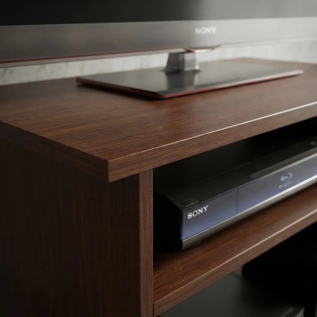 Mesa Rack Tv Orlandi 1603 0.70 Mogno Mogno