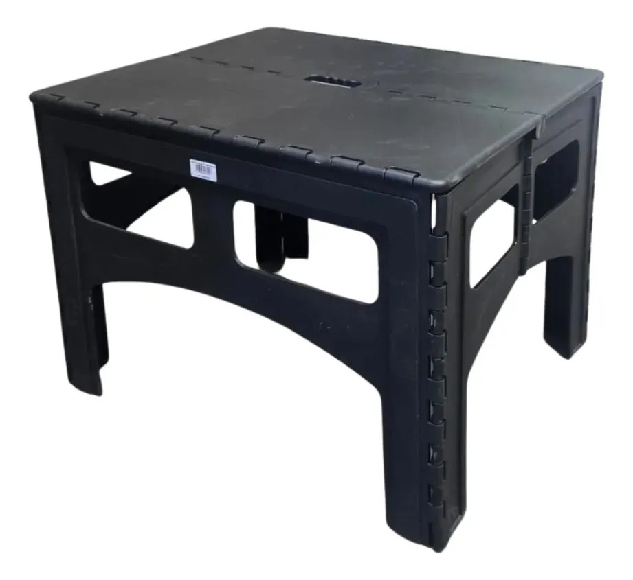Mesa Plegable Mir M-01 De Plastico Rectangular Negro Negro