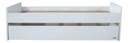 Divan Cama Platinum 957 - 2 Camas 1 Plaza 80x190 Blanco Blanco Veta