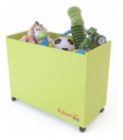 Cama Orlandi 1 Plaza Con Repisa Y Porta Juguete Verde Verde Infantil