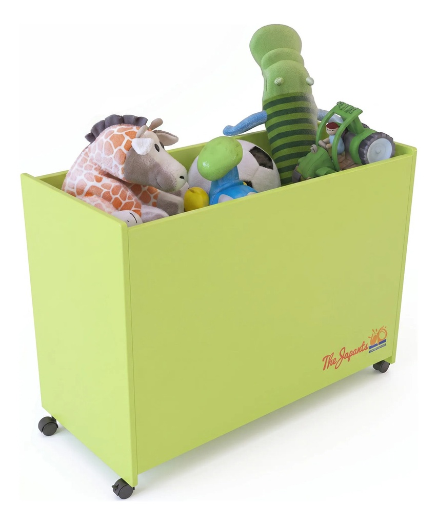 Cama Orlandi 1 Plaza Con Repisa Y Porta Juguete Verde Verde Infantil