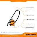 Aspiradora Eléctrica Lusqtoff La-1000 Tacho 15 Litros 3 En 1 Liquido Solido Sopladora Naranja