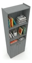 Biblioteca Orlandi 1424 Con Puertas Bajas Linosa 190cm Linosa