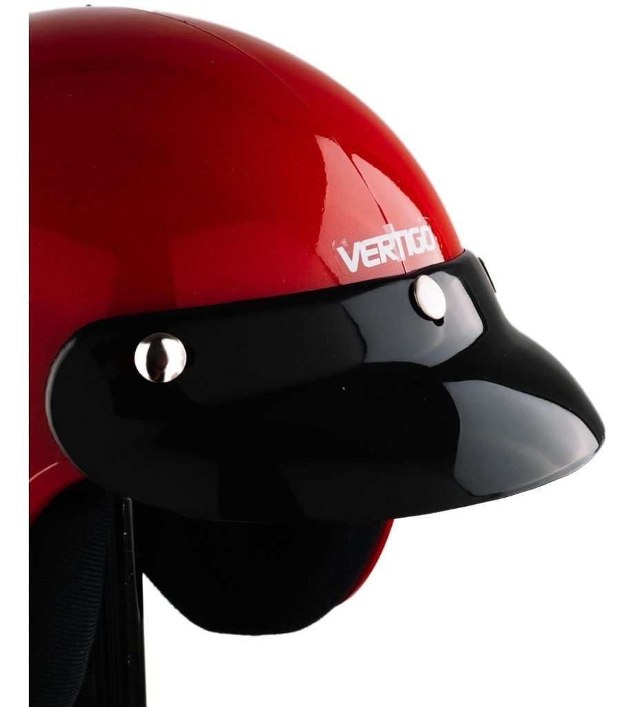 CASCO VERTIGO V10 BASIC ROJO METALIZADO &quot;M&quot; 5652