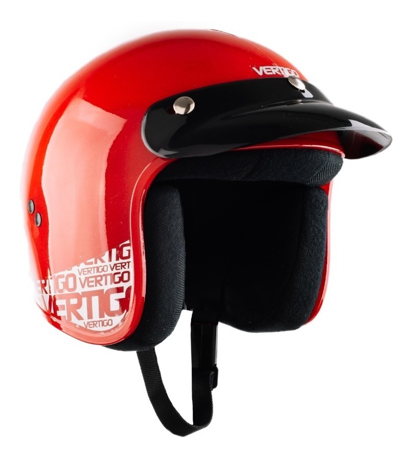 CASCO VERTIGO V10 BASIC ROJO METALIZADO &quot;M&quot; 5652