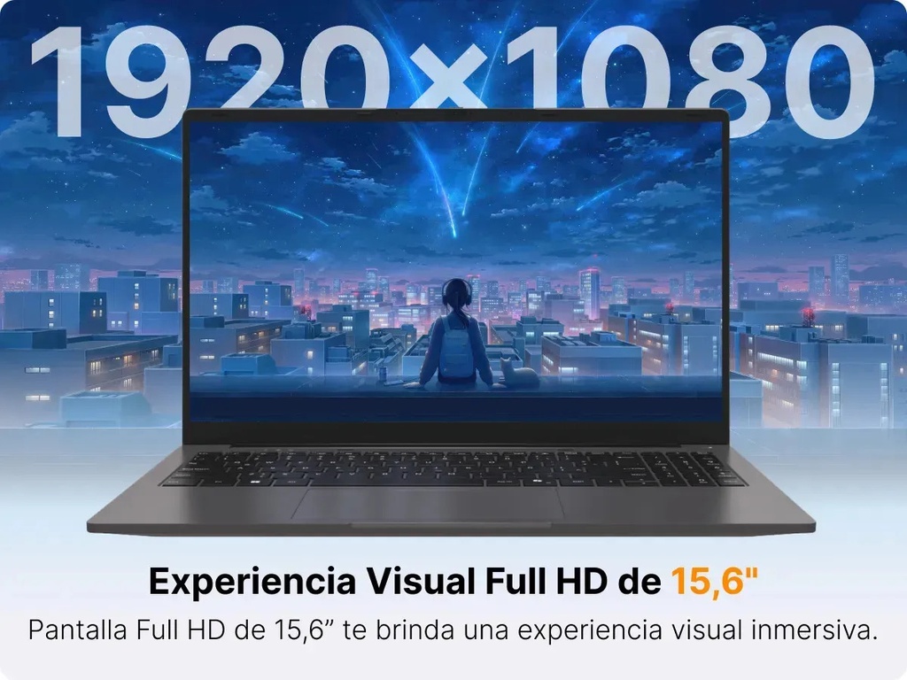 Notebook Gfast N-321r 15.6 Ryzen 3 3200u 8gb 240gb Win 11 Gris