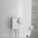 Termotanque Escorial 45 Lts Multigas Carga Superior Blanco Blanco