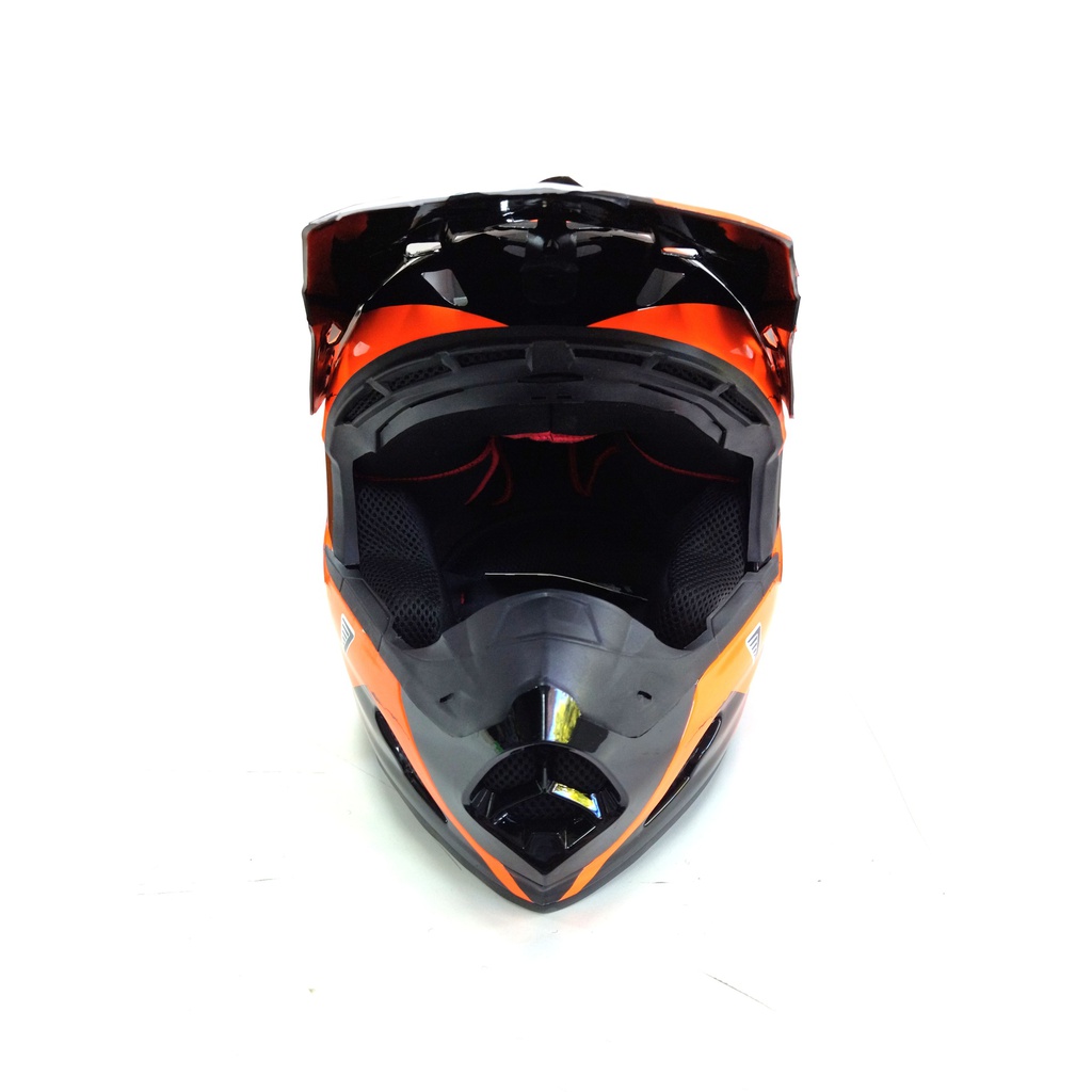 CASCO VERTIGO MZ23 RACE DIVISION NARANJA BRILLO &quot;L&quot; 5438