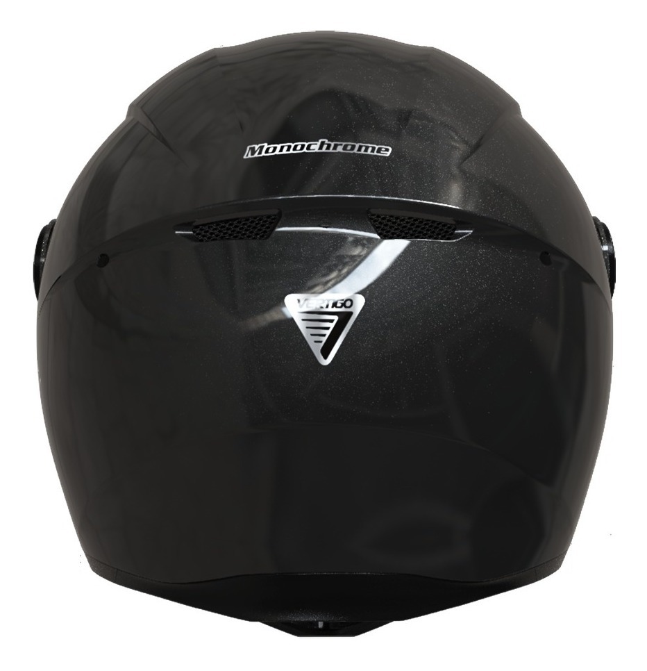 CASCO VERTIGO V50 MONOCHROME NEGRO BRILLANTE &quot;S&quot; 171