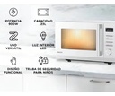 Microondas Digital Philco Mphdw23ubn 900 Watts 23l Blanco