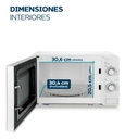 Microondas Philco Rotativo 20l Blanco Mphrw20uan