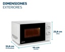 Microondas Philco Rotativo 20l Blanco Mphrw20uan
