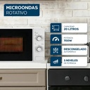 Microondas Philco Rotativo 20l Blanco Mphrw20uan