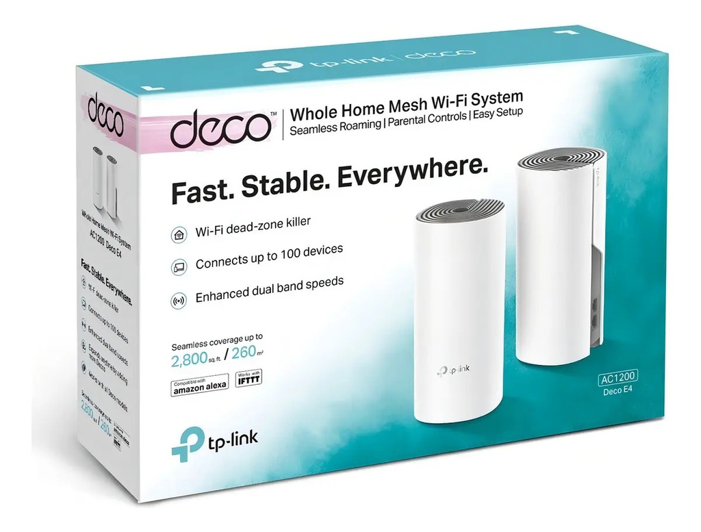Access Point Tp-link Deco E4 Wi-fi Mesh (2-pack) Ac1200