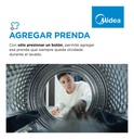 Lavasecarropas Midea Inverter 8 Kg Mf200d80wb/t Gris Oscuro Gris Oscuro