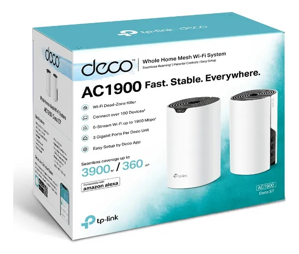 Mesh Tp Link Wi-fi Deco S7 Pack 2u Ac1900 Whole Home