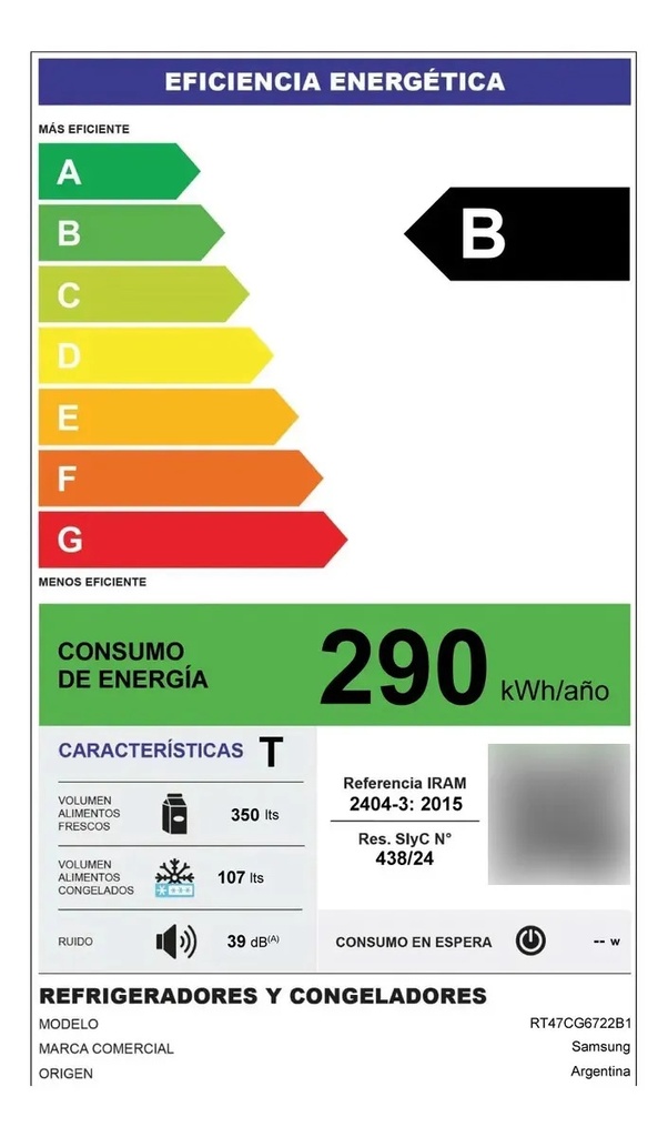 Heladera Samsung Rt47cg6722b1 Inverter 457 L Black Dispenser Negro