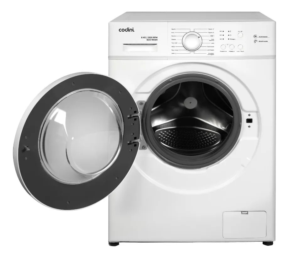 Lavarropas Codini 6kg Inverter Aiaff6010b Blanco