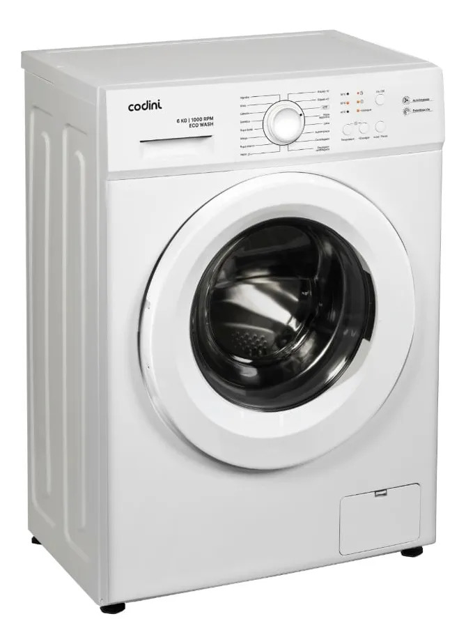 Lavarropas Codini 6kg Inverter Aiaff6010b Blanco