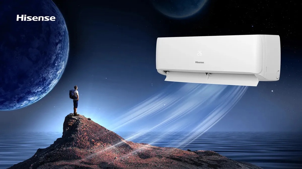 Aire Acondicionado Split Hisense Inverter 5500f 6400w Blanco