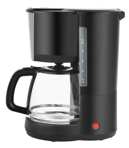 CAFETERA MIDEA 1.25 L NEGRA