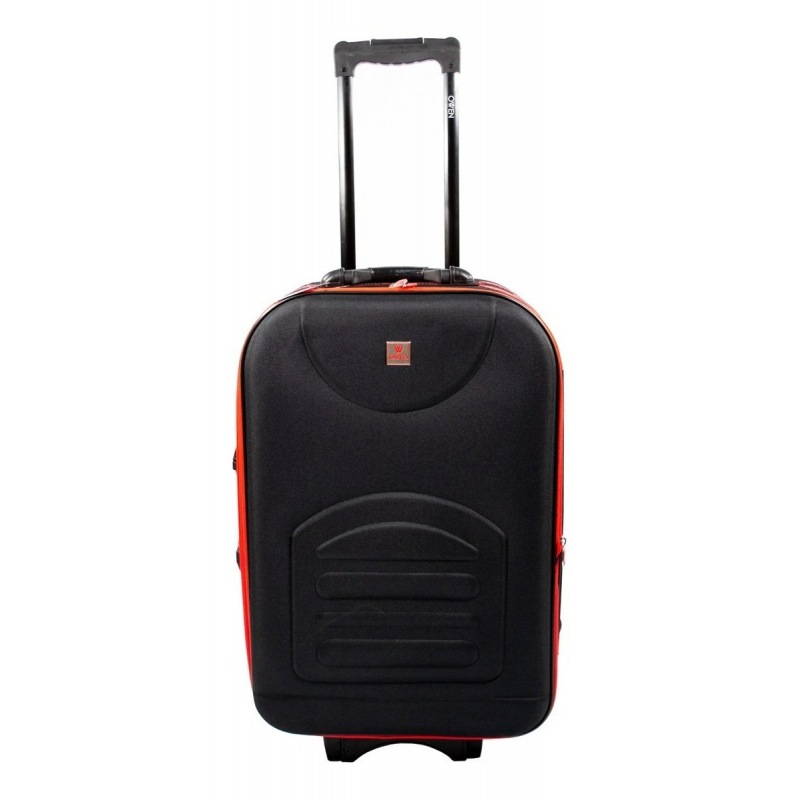 VALIJA OWEN OW40000 NEGRA C/ ROJA 24"
