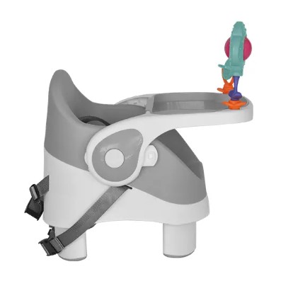 SILLA DE COMER CARESTINO BOOSTER GRIS