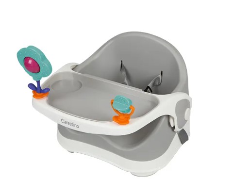 SILLA DE COMER CARESTINO BOOSTER GRIS