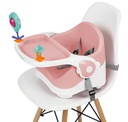 SILLA DE COMER CARESTINO BOOSTER SL003-ROSA