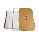 CESTO DOBLE PLEGABLE BAMBU VONNE ORG021 RECTANGULAR