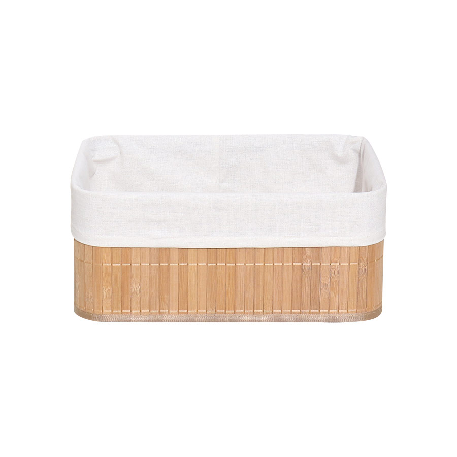 CESTO PLEGABLE BAMBU VONNE ORG106 38CM X 28CM X 16CM