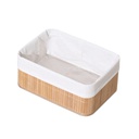 CESTO PLEGABLE BAMBU VONNE ORG106 38CM X 28CM X 16CM