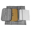 CESTO PLEGABLE BAMBU VONNE ORG116 RECTANGULAR GRIS